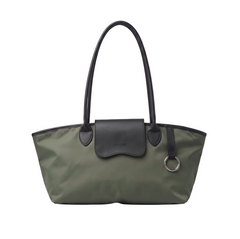 Nyla Waterproof Flap Bag - Olive Green