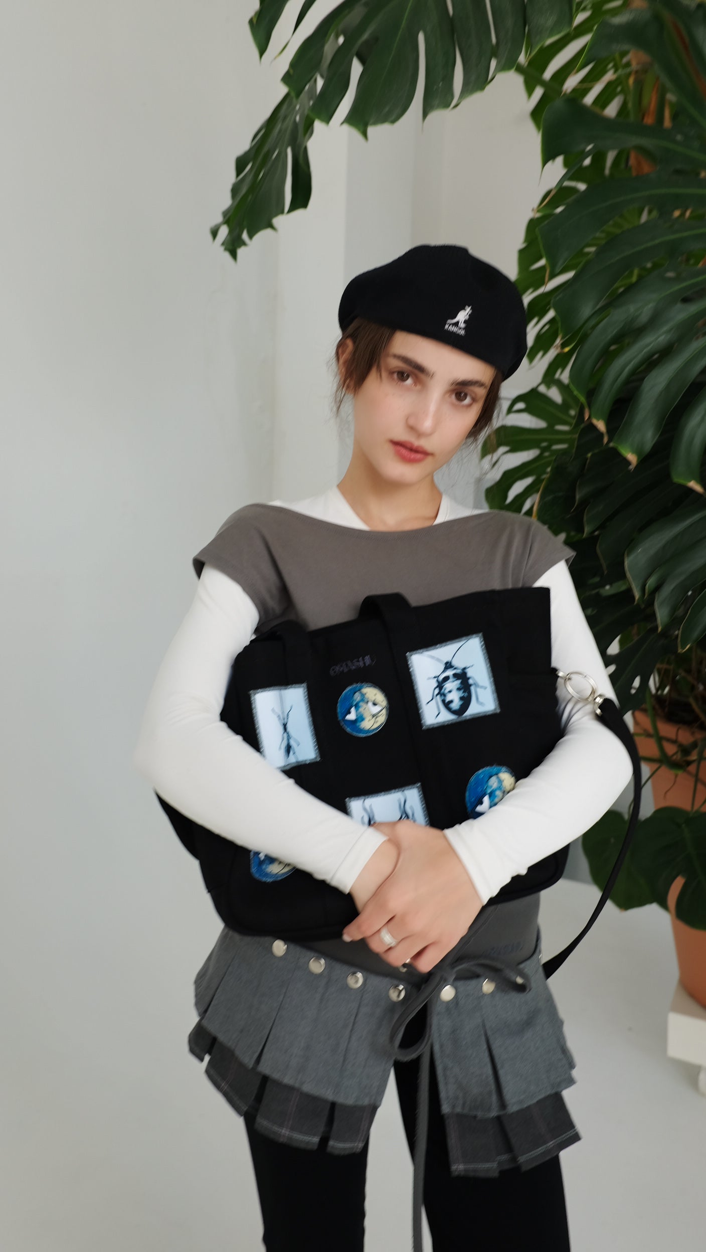 Patchwork Carry-All Insects Bag