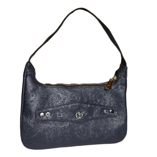 Blue noir rosy cuff bag