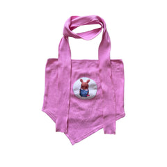 Asymmetrical Tube Top - Pink