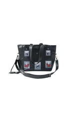 Patchwork Carry-All Bag - Vegan Leather