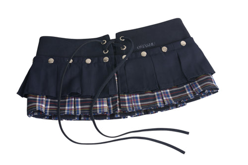 AYA belted layered skirt - Midnight uniform